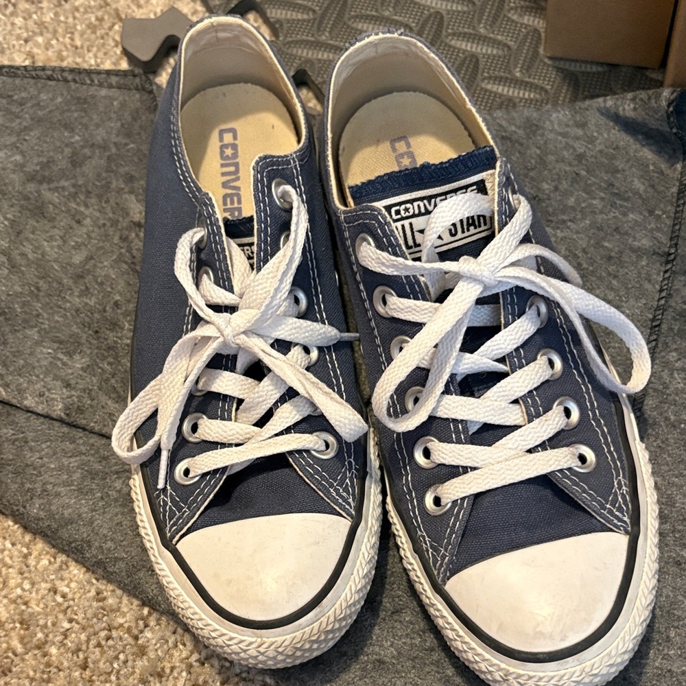 Converse Classic Blue Canvas Sneakers